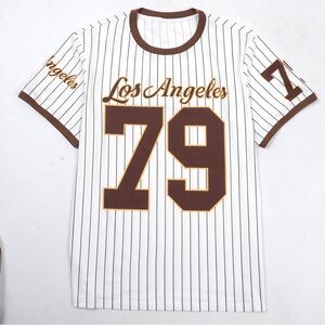 Los Angeles 79 Striped Baseball Tee